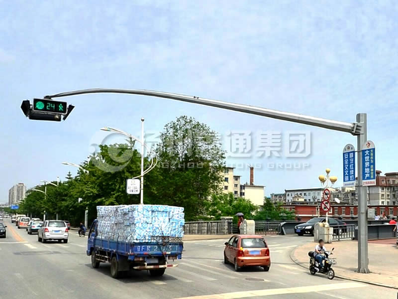 XHDG-048，吊籠式信號燈桿，吉林信號燈桿